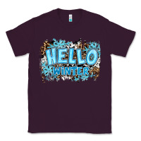 Plum hello winter Classic Tee - RanaPortraitStore