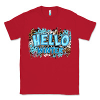 Red hello winter Classic Tee - RanaPortraitStore