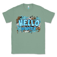 Sage hello winter Classic Tee - RanaPortraitStore