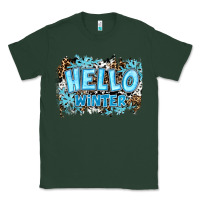 Sports Green hello winter Classic Tee - RanaPortraitStore