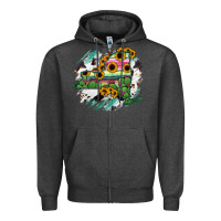 Charcoal Heather New York State Map Zipper Hoodie - RanaPortraitStore