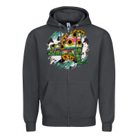 Smoke New York State Map Zipper Hoodie - RanaPortraitStore