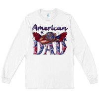 White American dad with cowboy Long Sleeve Tee - texasbilliewilder