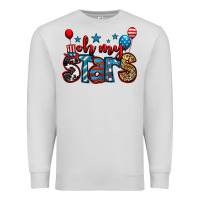 Dove Grey oh my stars 4th of july Premium Sweatshirt - Jasminsmagicworld