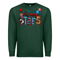 Sports Green oh my stars 4th of july Premium Sweatshirt - Jasminsmagicworld