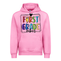 Fuchsia Pink 1st grade vibes Urban Hoodie - MaliasSmallBusiness