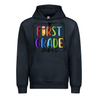 Navy 1st grade vibes Urban Hoodie - MaliasSmallBusiness