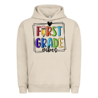 Pigment French Oak 1st grade vibes Urban Hoodie - MaliasSmallBusiness