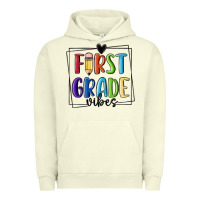 Pigment Pistachio 1st grade vibes Urban Hoodie - MaliasSmallBusiness