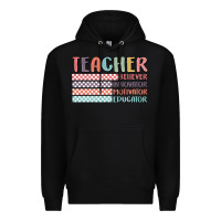 Black retro teacher Premium Hoodie - MaliasSmallBusiness