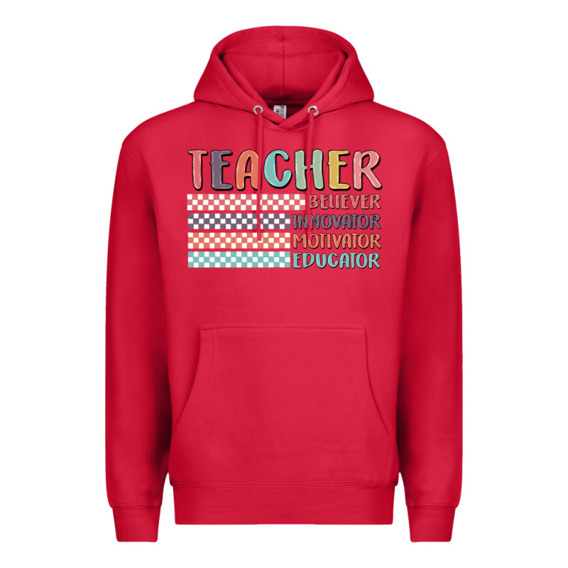 Retro Teacher Premium Hoodie by MaliasSmallBusiness | Teevron