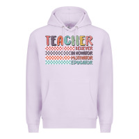 Lilac retro teacher Premium Hoodie - MaliasSmallBusiness