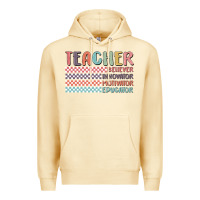 Pina Colada retro teacher Premium Hoodie - MaliasSmallBusiness