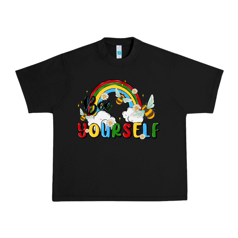 Bee Yourself Urban Heavy Tee by MaliasSmallBusiness | Teevron