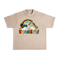 French Oak bee yourself Urban Heavy Tee - MaliasSmallBusiness