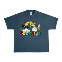 Midnight Navy bee yourself Urban Heavy Tee - MaliasSmallBusiness