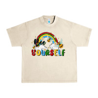 Sandshell bee yourself Urban Heavy Tee - MaliasSmallBusiness