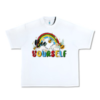 White bee yourself Urban Heavy Tee - MaliasSmallBusiness