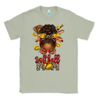 Matcha softball mom afro messy bun Classic Tee - texasbilliewilder