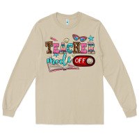 Mushroom teacher mode off Long Sleeve Tee - AdoDesignShop