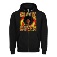 Black Black queen juneteenth Zipper Hoodie - Zillion Design Studio
