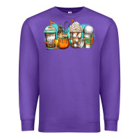 Purple golf coffee cups Premium Sweatshirt - Jasminsmagicworld