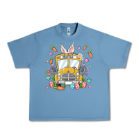 Pebble Blue easter school bus Urban Heavy Tee - MaliasSmallBusiness