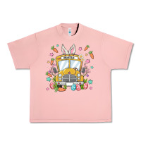 Salmon easter school bus Urban Heavy Tee - MaliasSmallBusiness