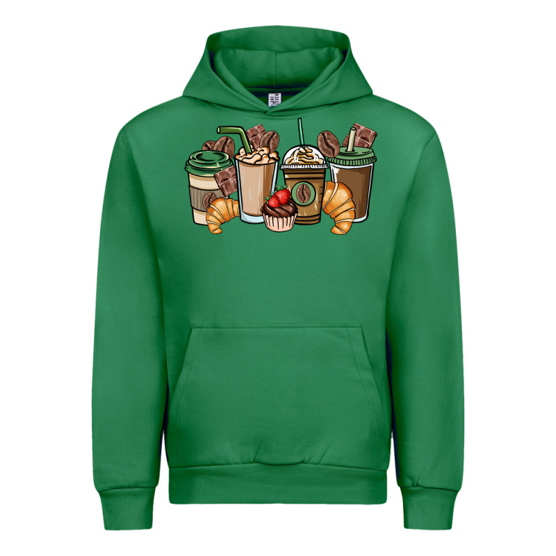 Coffee Coffee Cups Urban Hoodie by NancyCooperArtShop | Teevron