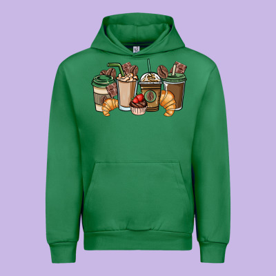 Coffee Coffee Cups Urban Hoodie Designed By Nancycooperartshop