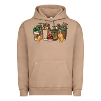 Pigment Burro coffee coffee cups Urban Hoodie - NancyCooperArtShop