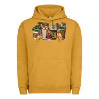 Pigment Peanut Butter coffee coffee cups Urban Hoodie - NancyCooperArtShop