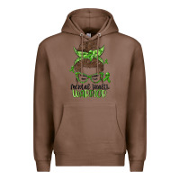 Chestnut messy bun mental health warrior Premium Hoodie - MaliasSmallBusiness