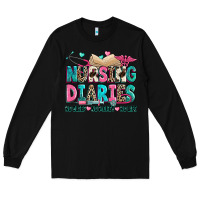 Black nursing diaries no sleep no money no life Long Sleeve Tee - Zillion Design Studio