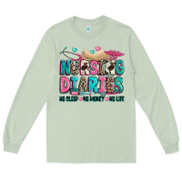 Matcha nursing diaries no sleep no money no life Long Sleeve Tee - Zillion Design Studio