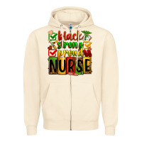 Sandshell Black strong proud Nurse juneteeenth Zipper Hoodie - Zillion Design Studio