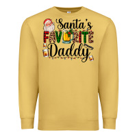 Antique Gold santa's favorite daddy Premium Sweatshirt - AdoDesignShop