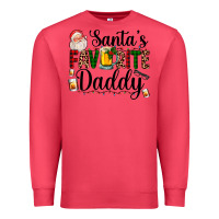 Cardinal santa's favorite daddy Premium Sweatshirt - AdoDesignShop