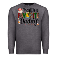 Charcoal Heather santa's favorite daddy Premium Sweatshirt - AdoDesignShop