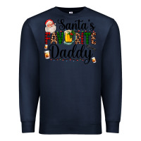 Navy santa's favorite daddy Premium Sweatshirt - AdoDesignShop