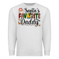 Oatmeal Heather santa's favorite daddy Premium Sweatshirt - AdoDesignShop