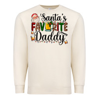 Sandshell santa's favorite daddy Premium Sweatshirt - AdoDesignShop