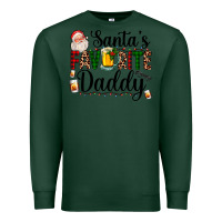 Sports Green santa's favorite daddy Premium Sweatshirt - AdoDesignShop