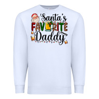 White santa's favorite daddy Premium Sweatshirt - AdoDesignShop