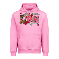 Fuchsia Pink valentinesday lpn Urban Hoodie - NancyCooperArtShop