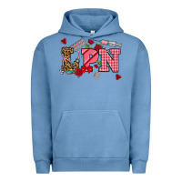 Pigment Pebble Blue valentinesday lpn Urban Hoodie - NancyCooperArtShop
