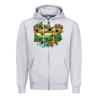 Heather Grey Pennsylvania State Map Zipper Hoodie - RanaPortraitStore