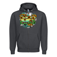 Smoke Pennsylvania State Map Zipper Hoodie - RanaPortraitStore