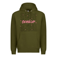 Army Green senior Premium Hoodie - MaliasSmallBusiness