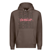 Coffee senior Premium Hoodie - MaliasSmallBusiness